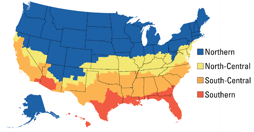 ENERGY STAR Version 7.0 Climate Zone Map
