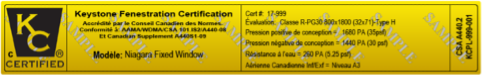 Both Thermal and Structural Performance Label